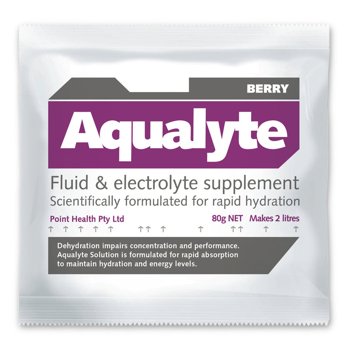 Maxisafe 80g Sachets Aqualyte Electrolyte Powder Box of 100