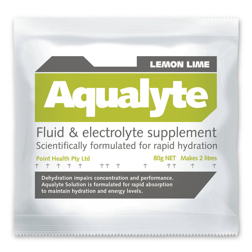 Maxisafe 80g Sachets Aqualyte Electrolyte Powder Box of 100