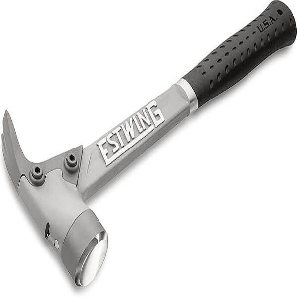 Estwing 14oz Smooth Face AL-PRO Vinyl Grip Black Aluminum Hammer - ALBK