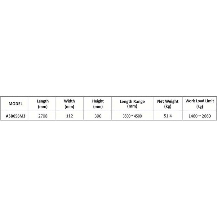 Abaco Machines M1 Spreader Bar ASB-106M1