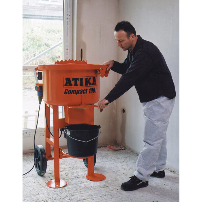 Atika Compact 100Ltr Pan-Mortar Mixer