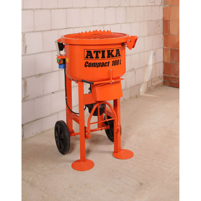 Atika Compact 100Ltr Pan-Mortar Mixer