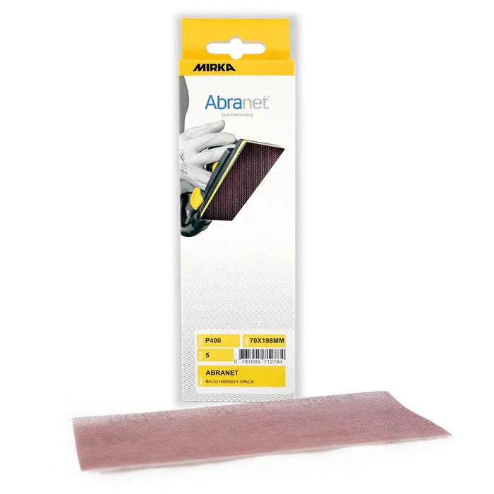 Mirka 70X198mm Abranet Abrasive Sheets 5 Pack