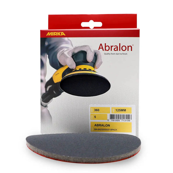 Mirka 125mm/5" Abralon Foam Abrasive Discs - 5 Pack