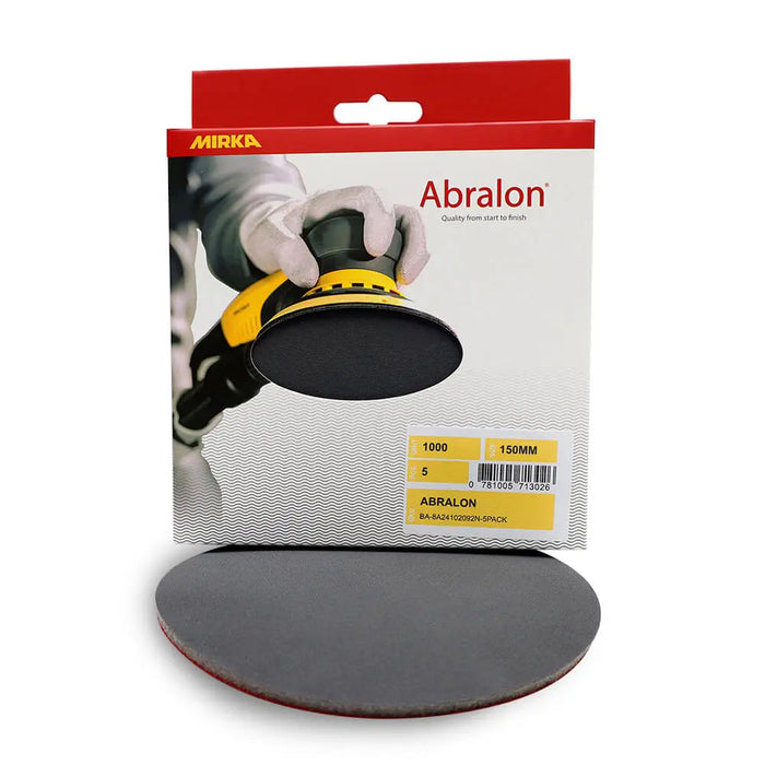 Mirka 150mm/6" Abralon Foam Sanding Discs - 5 Pack