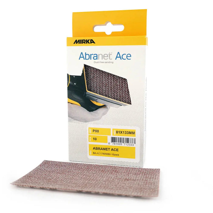 Mirka 81x133mm Abranet Ace Ceramic Sheets 10 pack