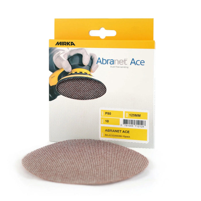 Mirka 125mm Abranet Ace Ceramic Sanding Discs 10 Pack