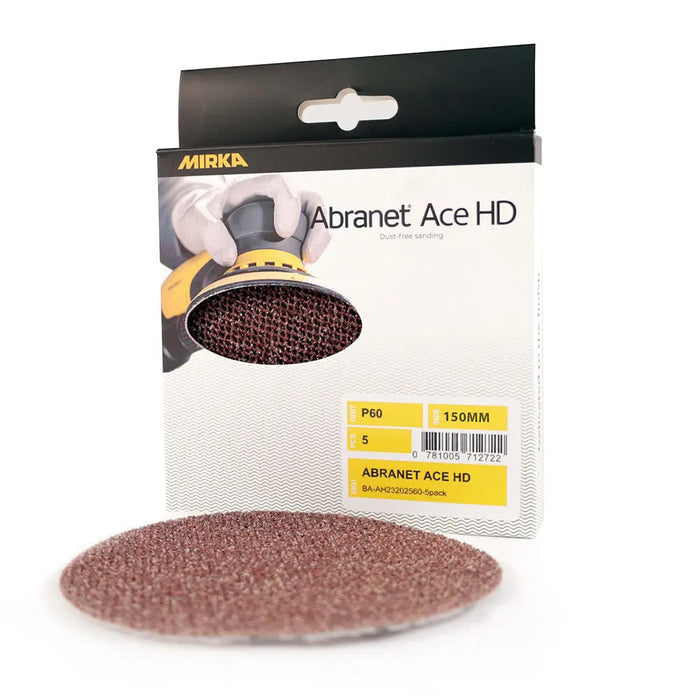 Mirka 150mm Abranet Ace HD Ceramic Discs 5 Pack