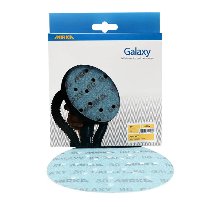 Mirka 225mm Galaxy Sanding Discs - 5 Pack