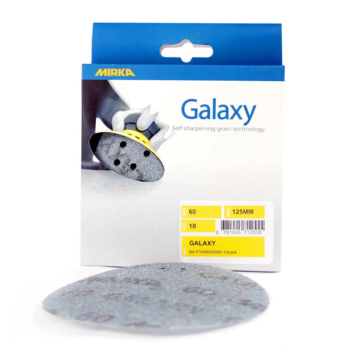 Mirka 125mm/5" Galaxy Sanding Discs 10 Pack