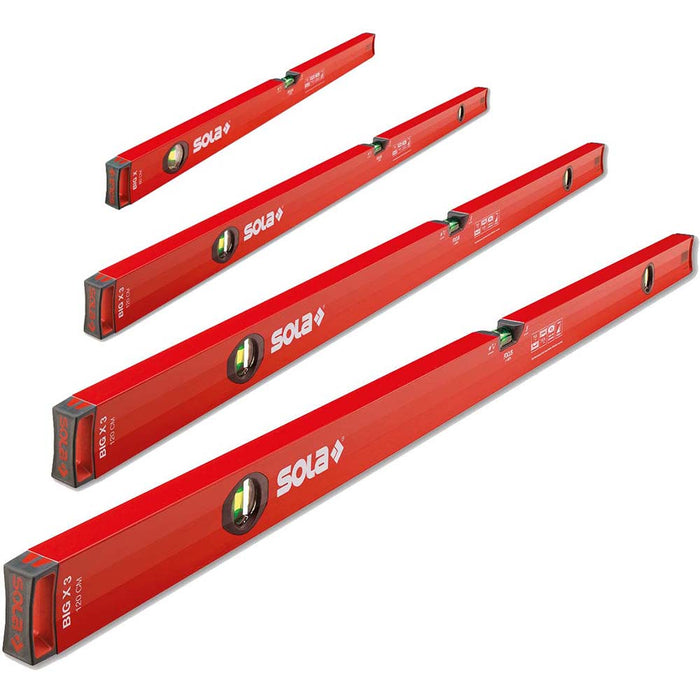 SOLA BIG X 4 Pack Spirit Level BIGX4PK