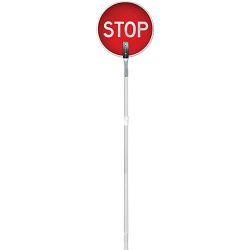 Maxisafe Stop-Slow Sign Extendable Aluminium Handle - BSE798