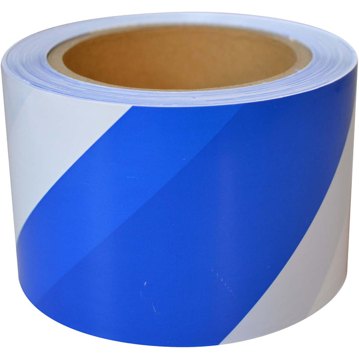 Maxisafe Blue & White Barricade Tape BTB708