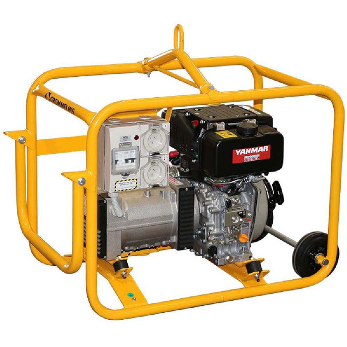 Diesel Generator 3.8kw Yanmar 6.7hp Engine Electric Start Portable Rcd Hire Pack CG40YDEH