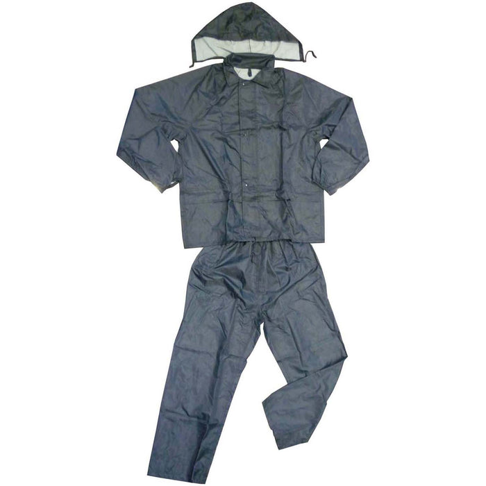 Maxisafe Navy PVC Rainsuit