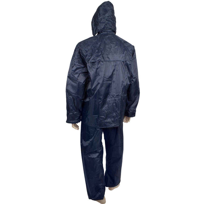 Maxisafe Navy PVC Rainsuit