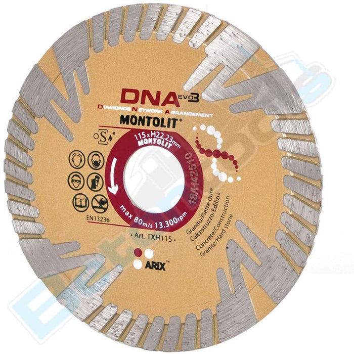 Montolit Turbo DNA EVO3 DBT115TXH