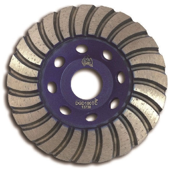 DTA Turbo 100mm Coarse Grinding Disc DGD100TC