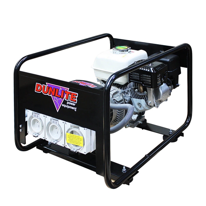 Dunlite Power Equipment 3.3kVA Honda Powered Generator with RCD Pack - DGUH2.7S-2-RCD