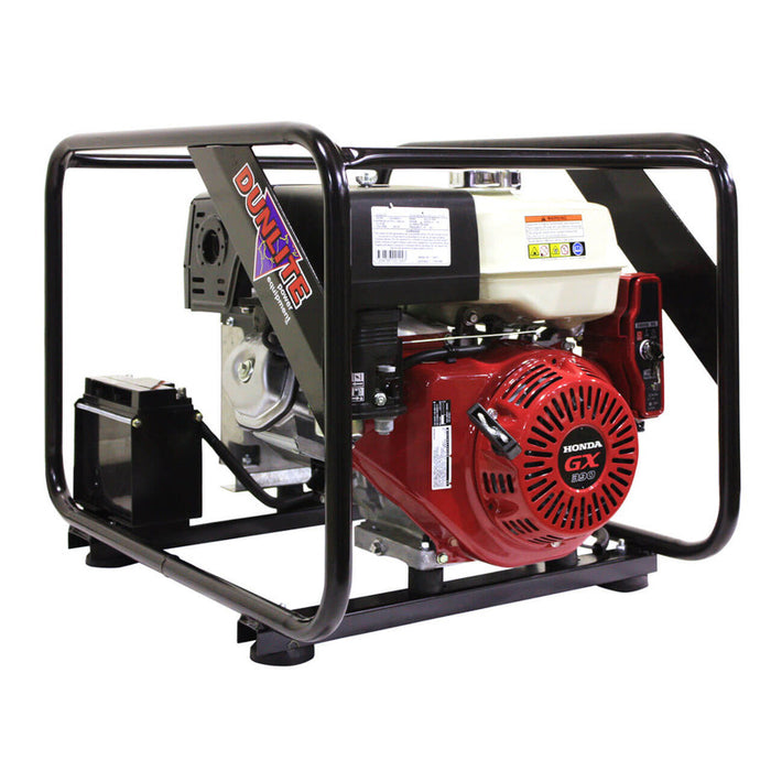 Dunlite Power Equipment 7 kVA 3-Phase Honda Powered Generator with E-Start - DGUH6.5E-3S-2