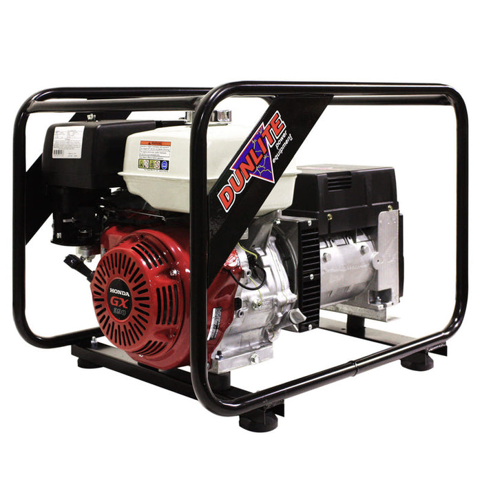 Dunlite Power Equipment 7 kVA Honda powered generator - DGUH6S-2