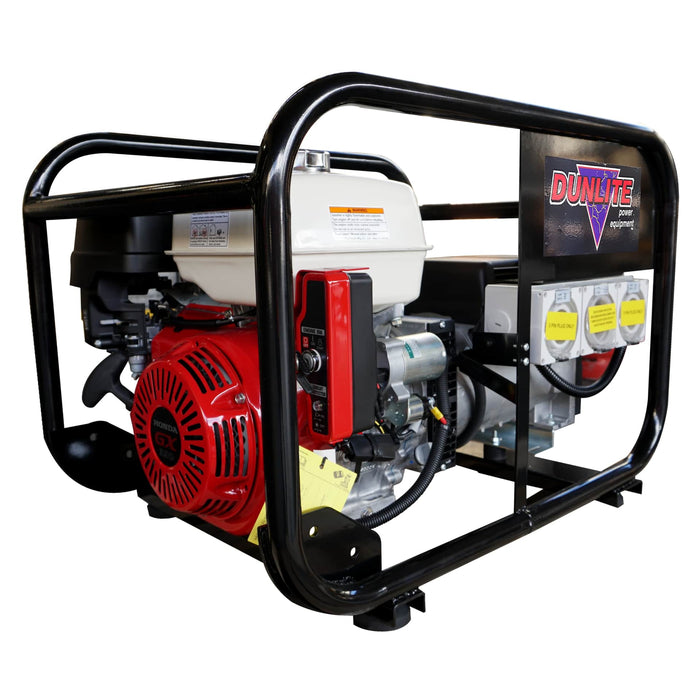 Dunlite Power Equipment 3.3kVA Honda Powered Generator with RCD Pack - DGUH2.7S-2-RCD