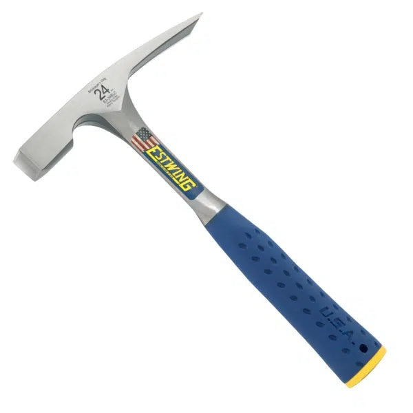 Estwing Bricklayer with Blue Grip Patented End Cap Mason’s Hammer