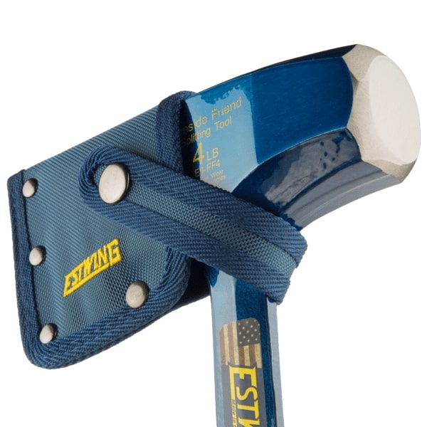 Estwing Fireside Friend Splitting Tool with Blue Grip