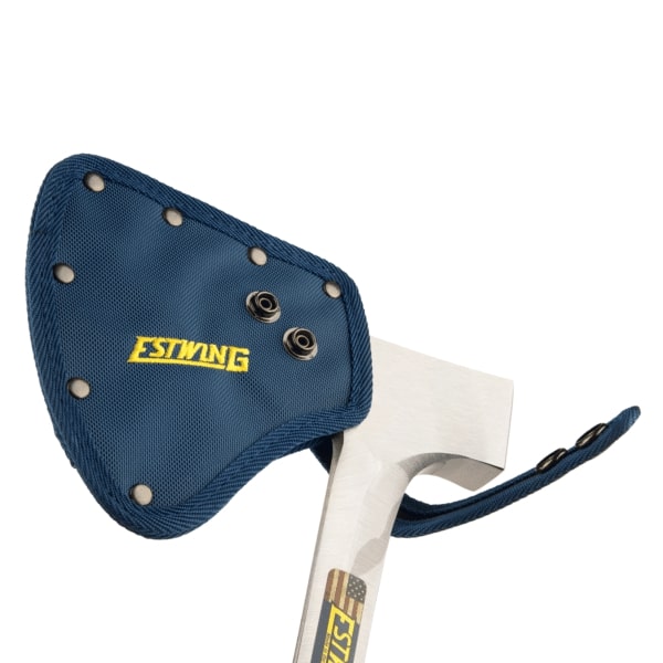 Estwing Camper's Axe-All Steel with Blue Shock Reduction Grip