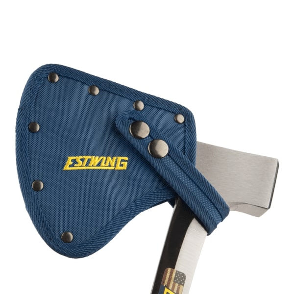 Estwing Camper's Axe-All Steel with Blue Shock Reduction Grip