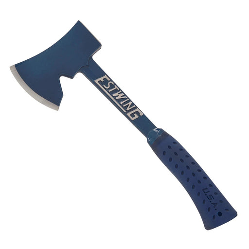 Estwing 14" Blue Camper's Axe with Tent Stake Puller - E6-25A