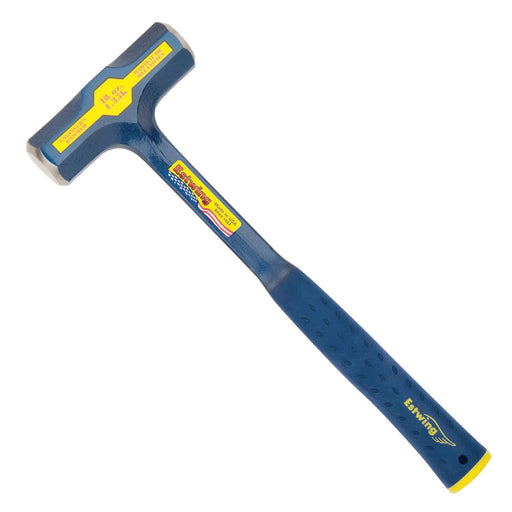 Estwing 48 Oz Solid Steel Engineers Hammer with Blue Nylon Vinyl Grip - E6-48E