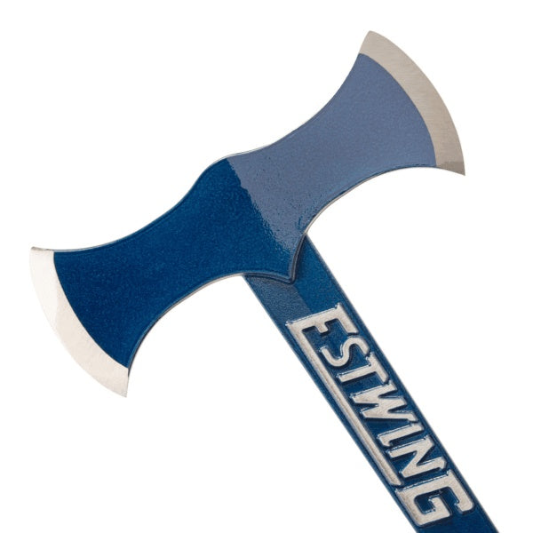 Estwing Black Eagle Blue Double Bit Axe Vinyl Grip - E6-DBA