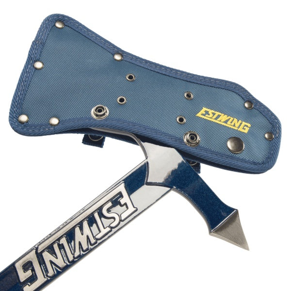 Estwing Black Eagle Blue Tomahawk Axe Vinyl Grip - E6-TA