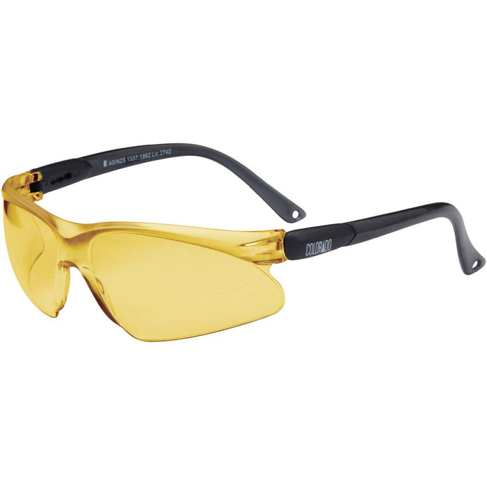 Maxisafe Colorado Amber Mirror Safety Glasses ECO341