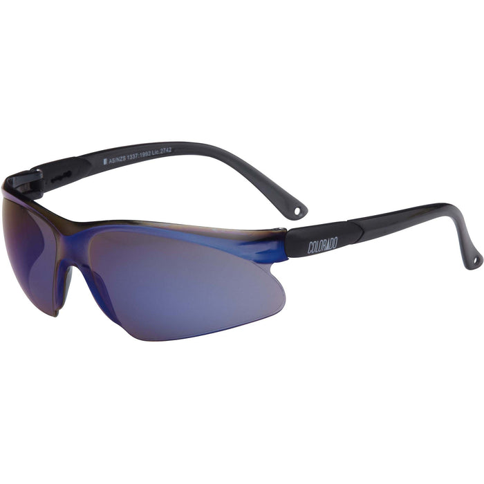 Maxisafe Colorado Blue Mirror Safety Glasses ECO346