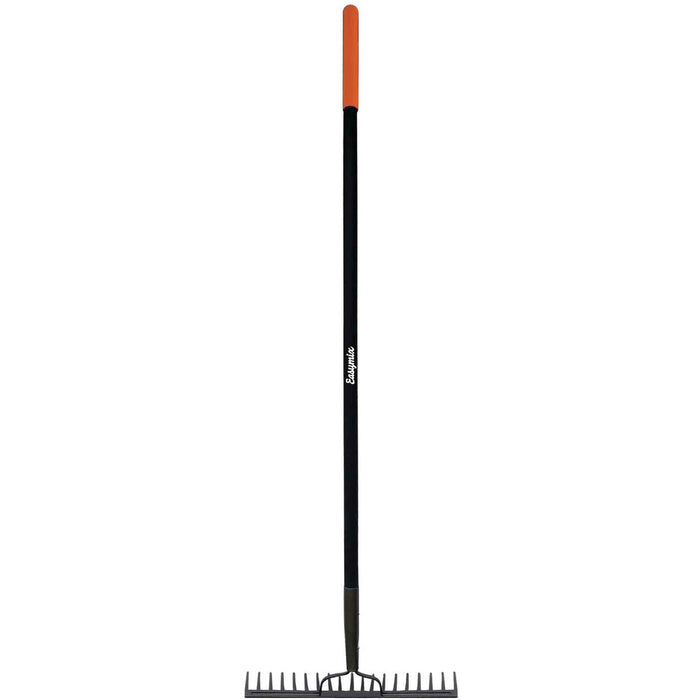 Masterfinish 463mm Rake Fibreglass Handle Nail Head EMFNR