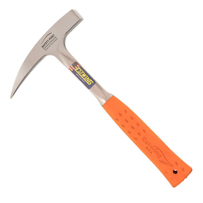 Estwing Rock Hammer with Orange Grip