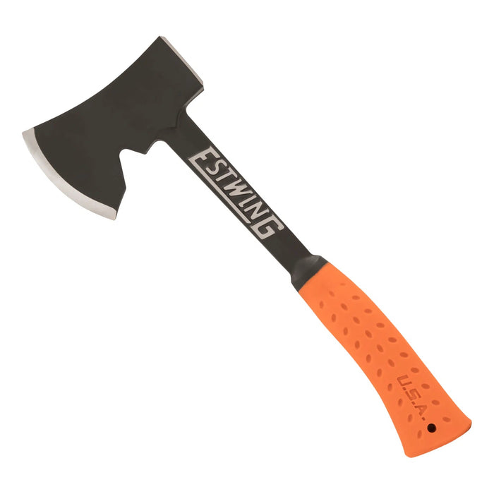 Estwing Camper’s Axe with Tent Stake Puller Orange - EO-25A