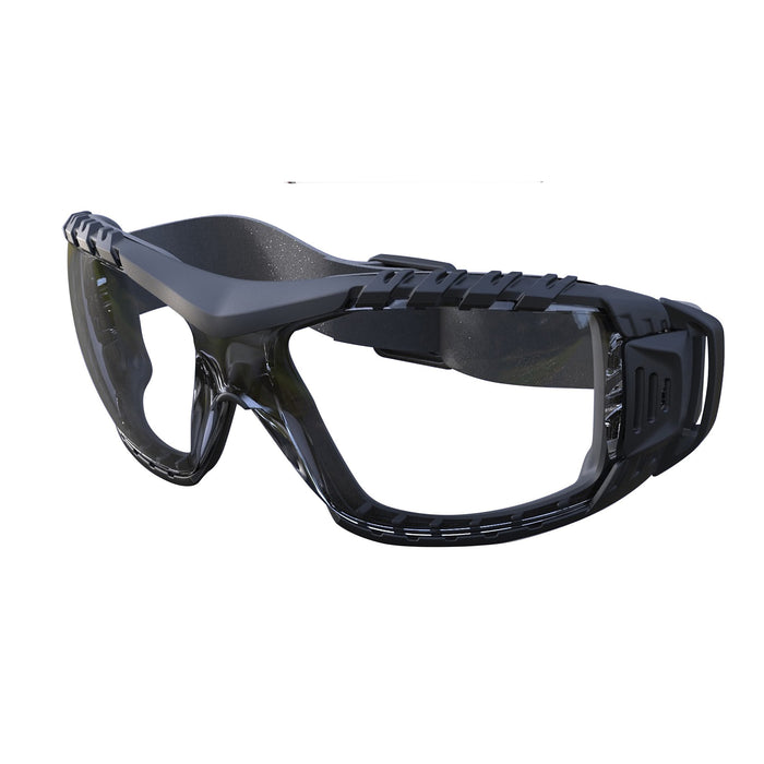 Maxisafe "Evolve" A/F Clear Lense Safety Foam Gasket Glasses EVO370-G