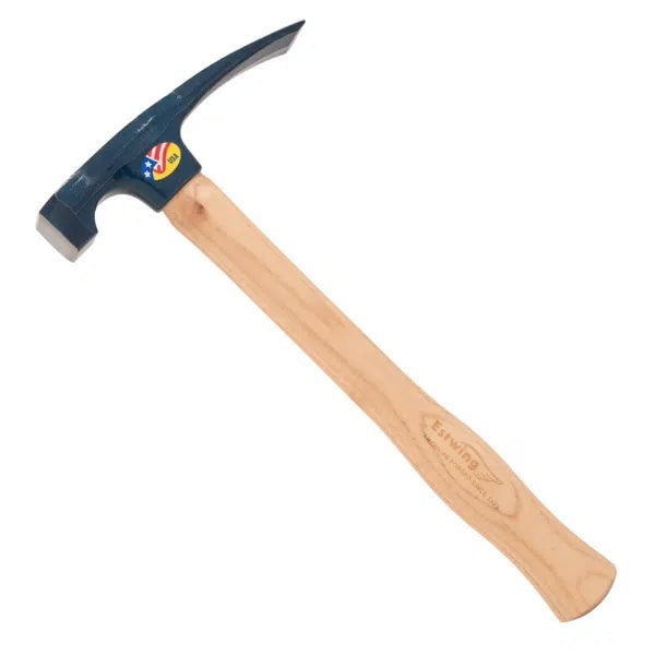 Estwing 21oz Bricklayer Hammer with Long Wooden Handle - EW6-21BLL