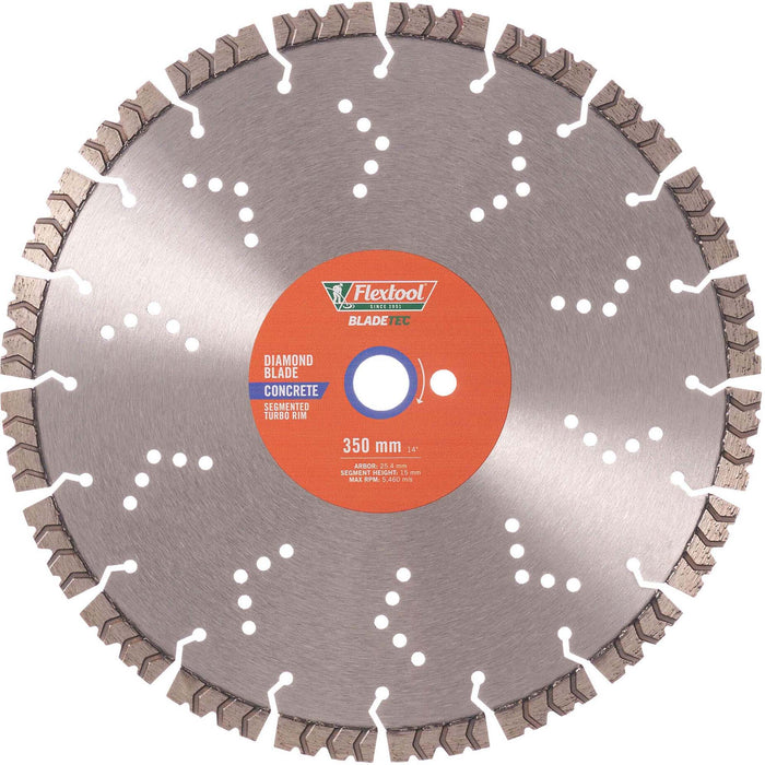 Flextool BladeTec Diamond Blade - Concrete 350 mm - FT102306-UNIT