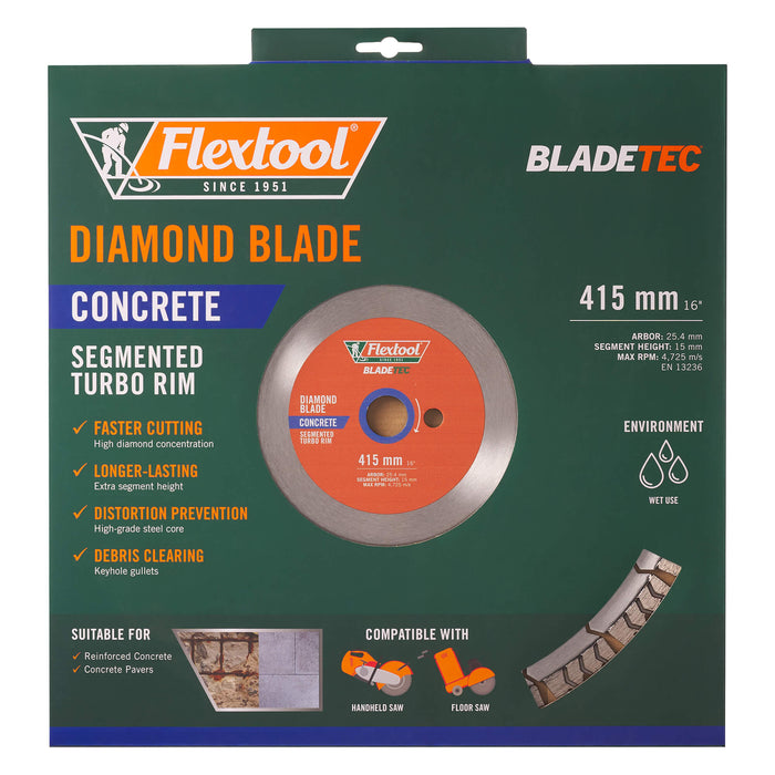 Flextool BladeTec Diamond Blade - Concrete 415 mm - FT102307-UNIT