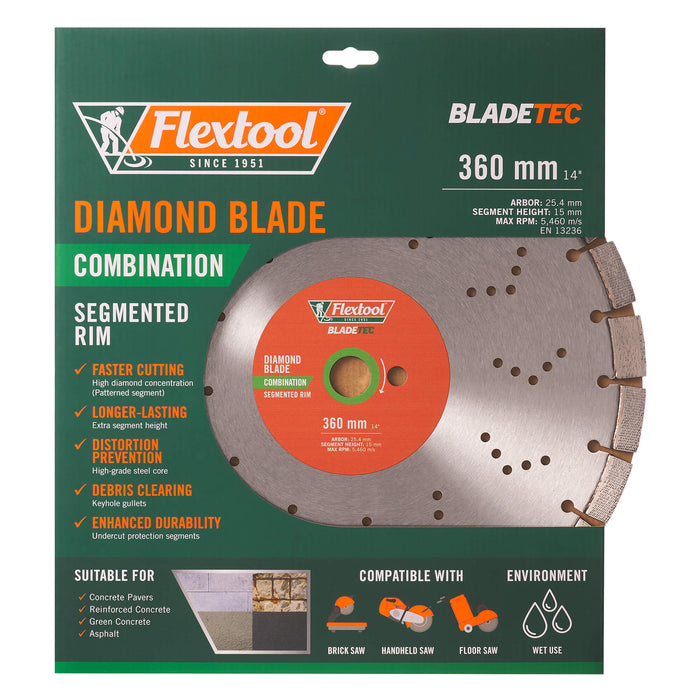 Flextool BladeTec Diamond Blade - Combination