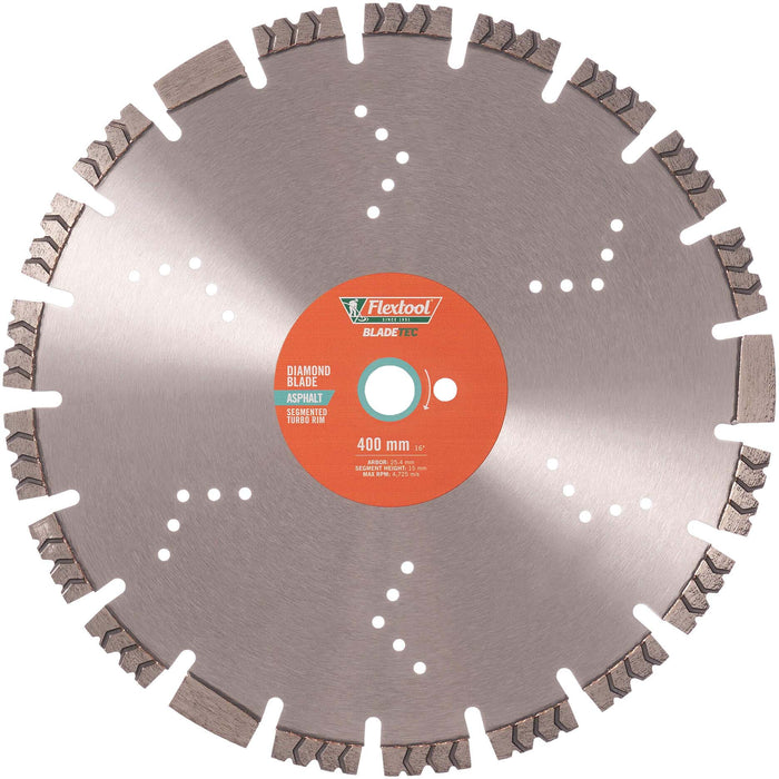 Flextool BladeTec Diamond Blade - Asphalt 400 mm - FT102315-UNIT