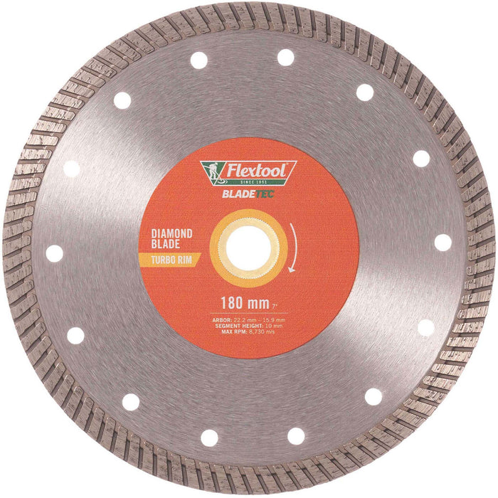 Flextool 180/7 Turbo Rim BladeTec Diamond Blade - FT102326-UNIT