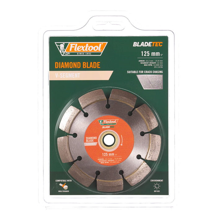 Flextool 125/5 V-Segment BladeTec Diamond Blade - FT102329-UNIT