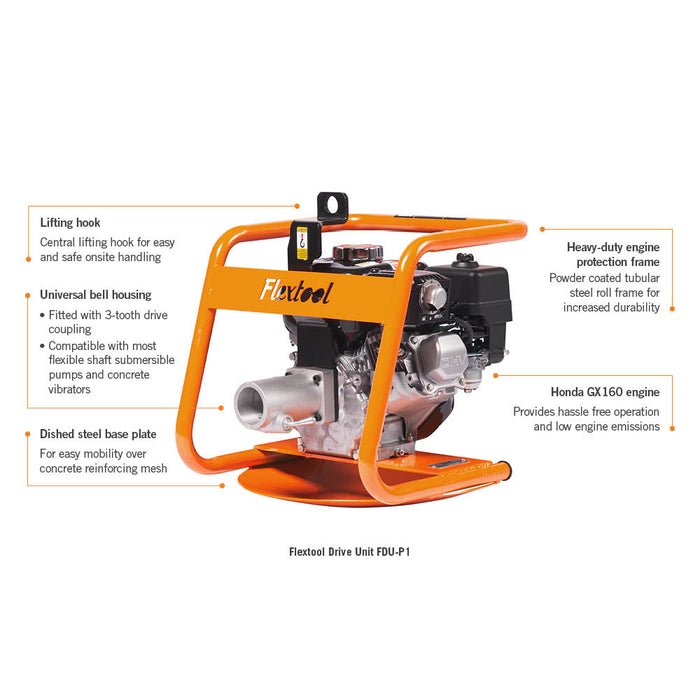 Flextool Drive Unit Petrol 5.5hp Standard FDU-P1 FT201802-UNIT