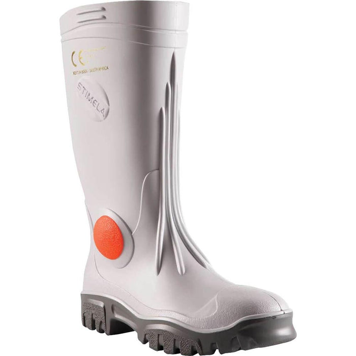 Maxisafe Stimela Executive White Safety Toe Gumboot