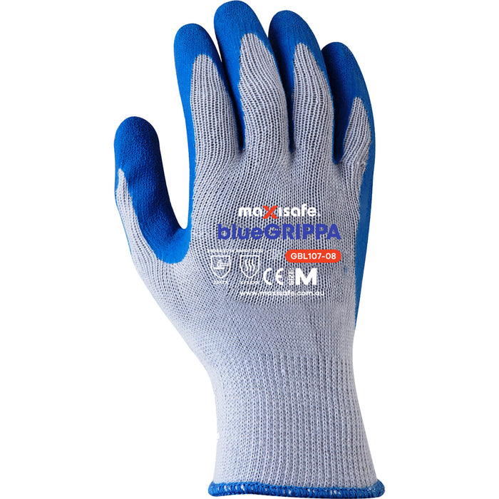 Maxisafe Blue Grippa Latex  Glove